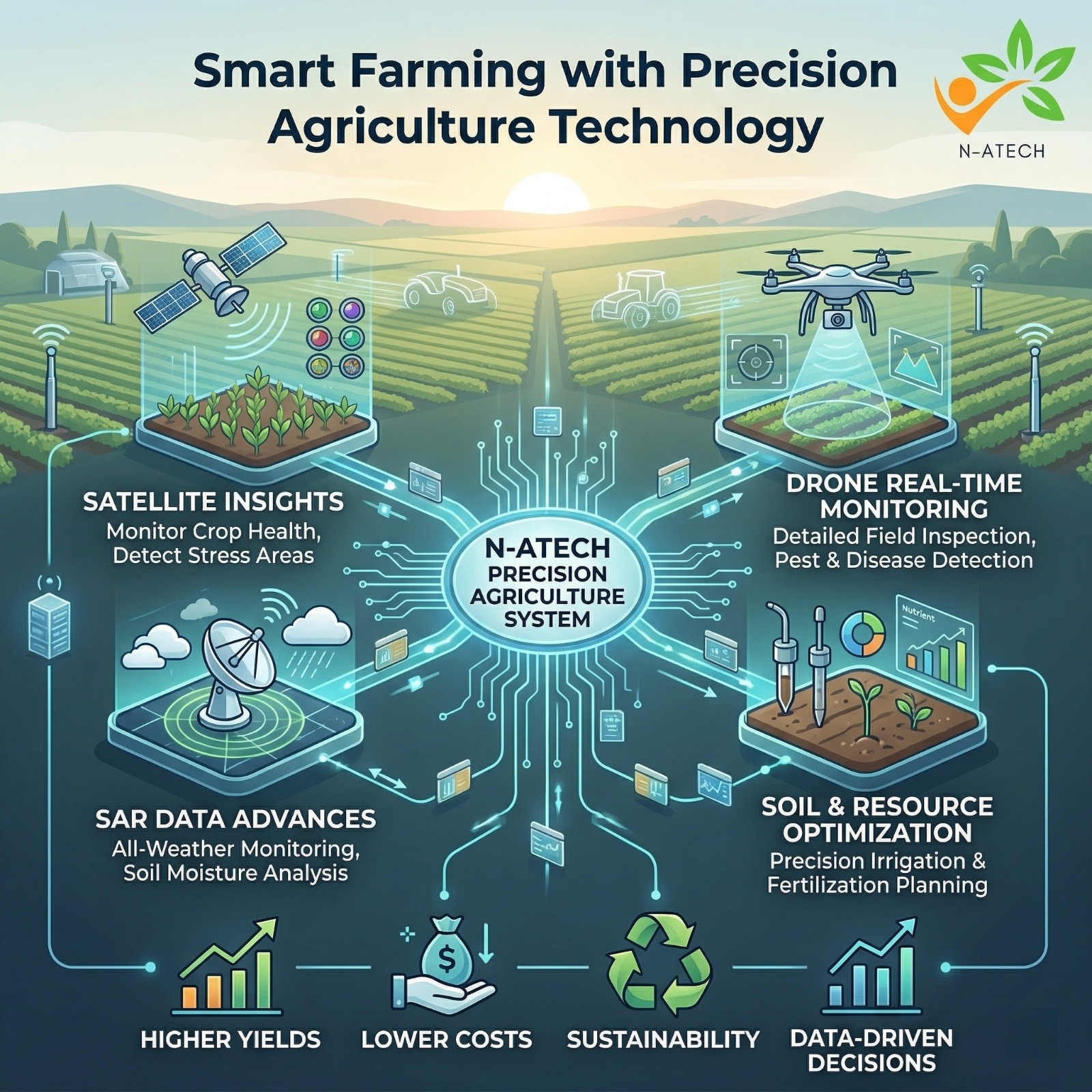 Smart Farming with Precision Agriculture Technology